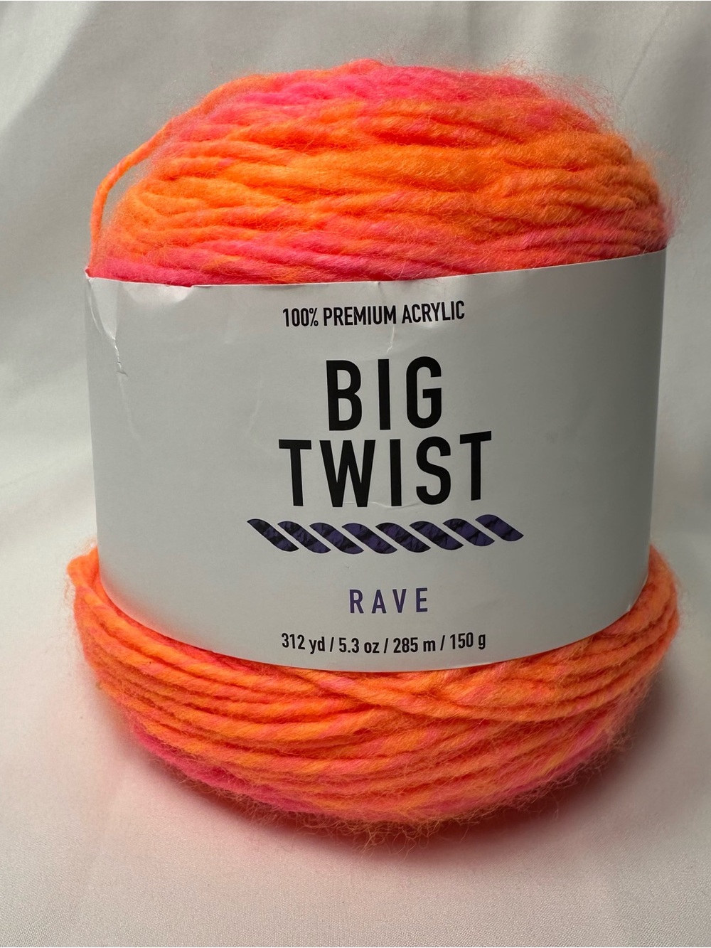 Big Twist Rave Yarn In The Color Of Super Beach